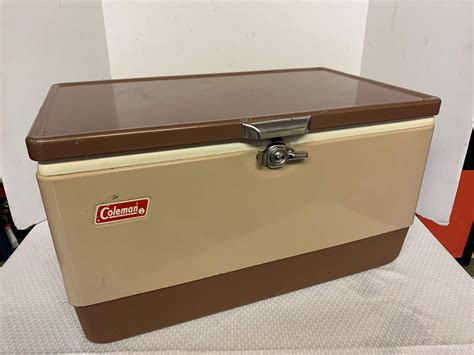 retro trolley metal ice cooler box|retro metal coolers.